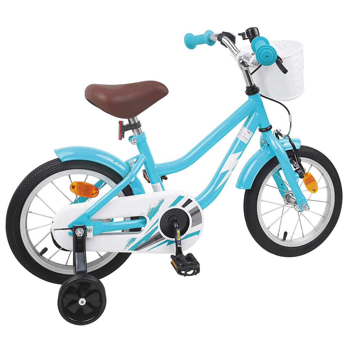 Børnecykel 12 tommer til 2-4 år gamle Lyseblå
