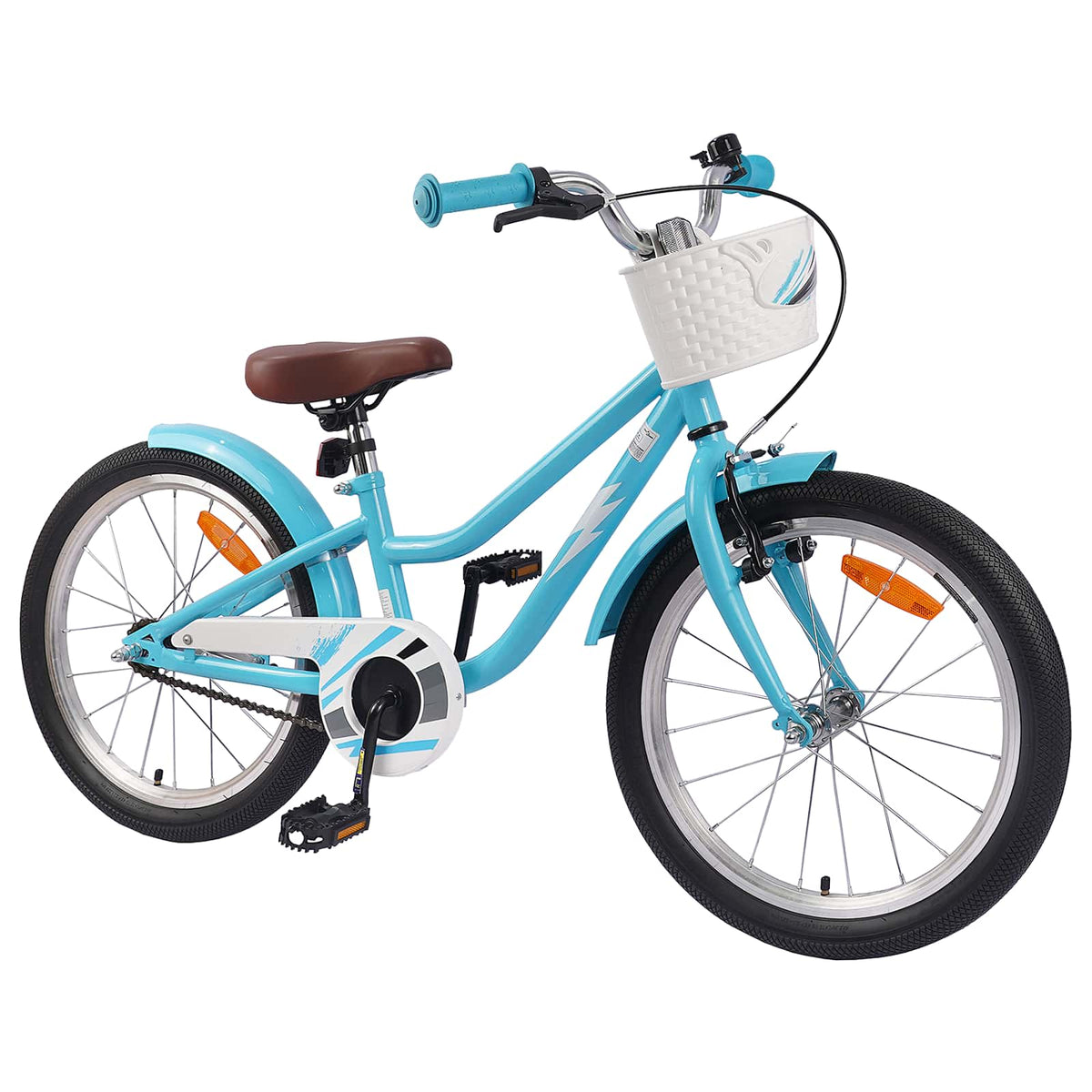 Børnecykel 20 tommer til børn i alderen 6-11 år Lyseblå