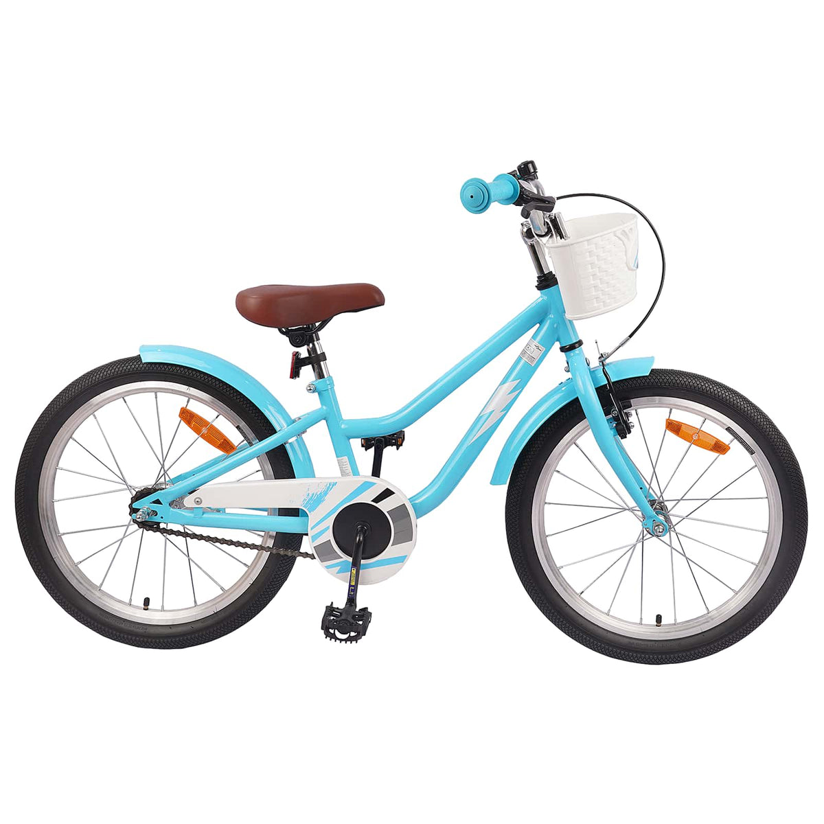 Børnecykel 20 tommer til børn i alderen 6-11 år Lyseblå