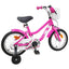 Børnecykel 14 tommer anbefalet til 3-5 år gammel Mørk pink