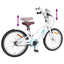 Børnecykel 20 tommer til børn i alderen 6-11 år Hvid