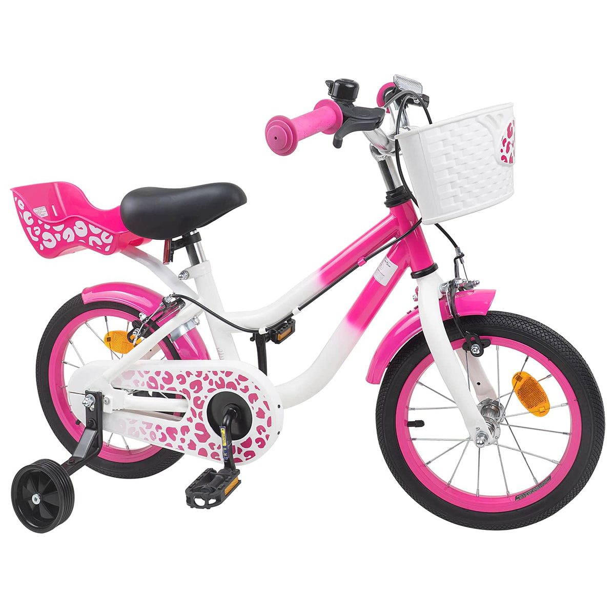 Børnecykel 12 tommer til 2-4 år gamle Lyserød