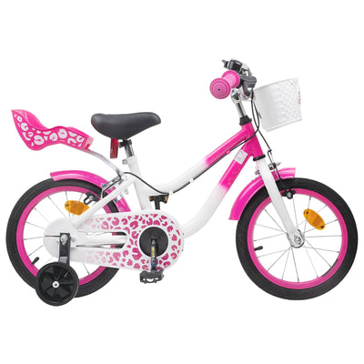 Børnecykel 16 tommer til 4-6 år gamle Lyserød