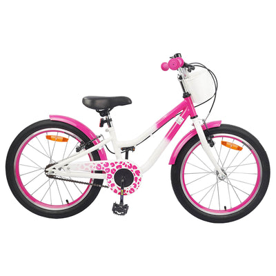 Børnecykel 18 tommer til 5-7 år gammel Lyserød