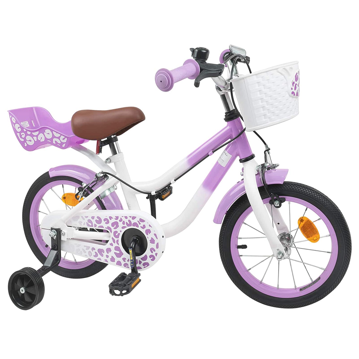 Børnecykel 12 tommer til 2-4 år gamle Lilla