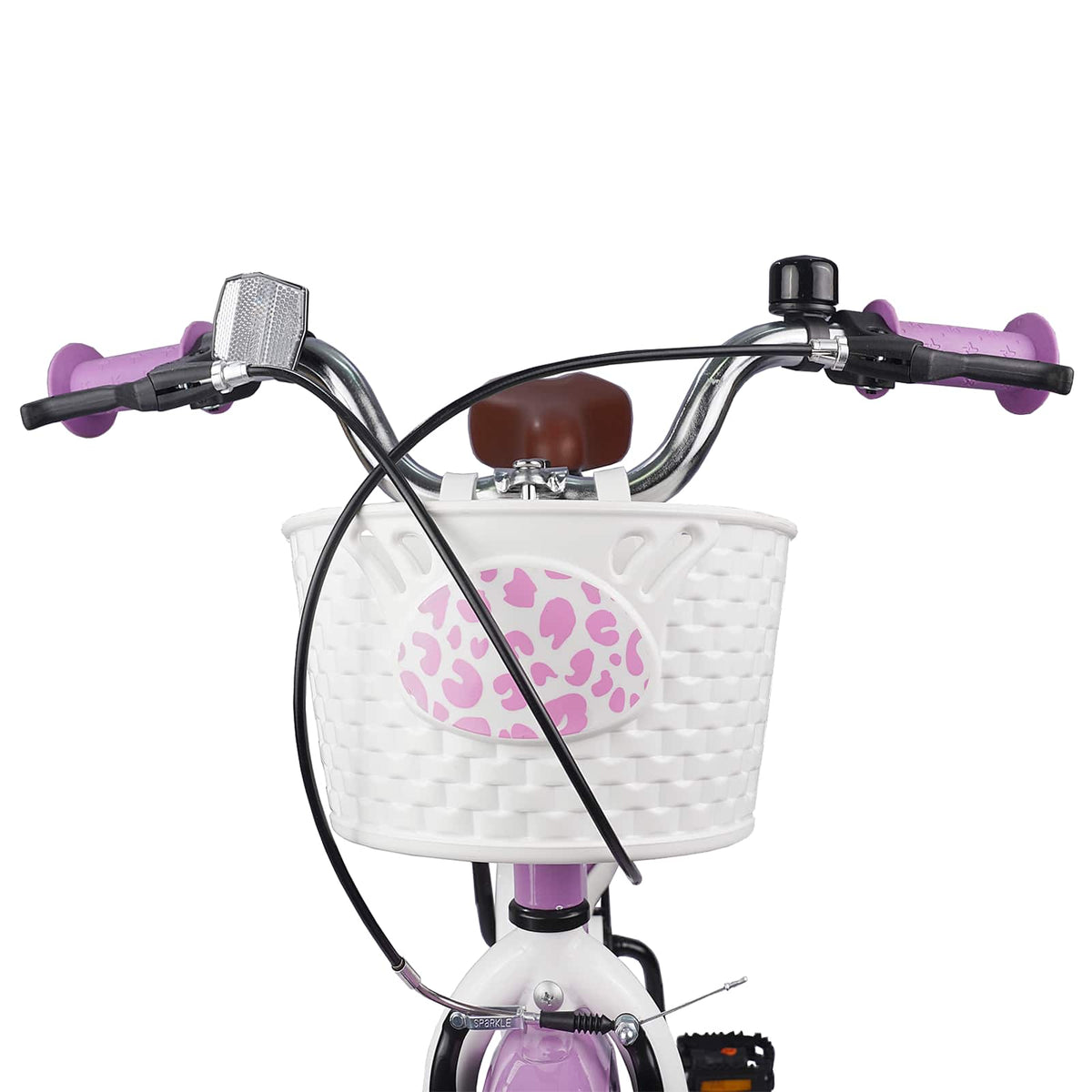 Børnecykel 18 tommer til 5-7 år gammel Lilla