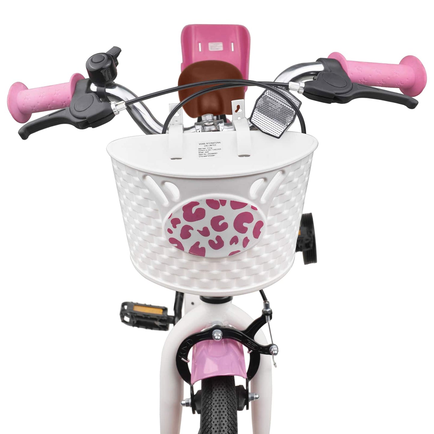 Børnecykel 16 tommer til 4-6 år gamle Lys pink