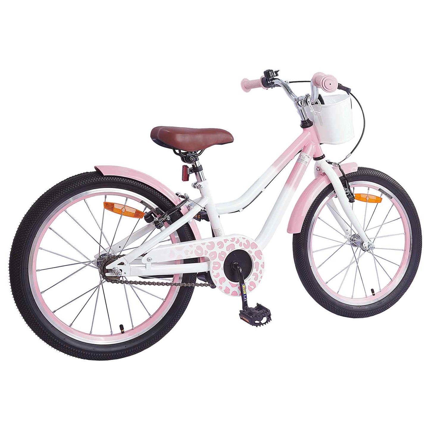 Børnecykel 18 tommer til 5-7 år gammel Lys pink