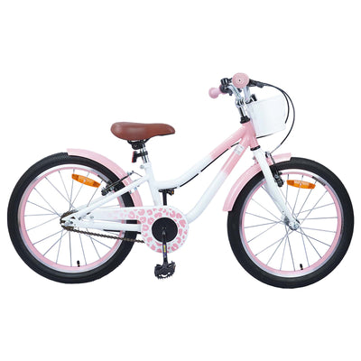 Børnecykel 18 tommer til 5-7 år gammel Lys pink