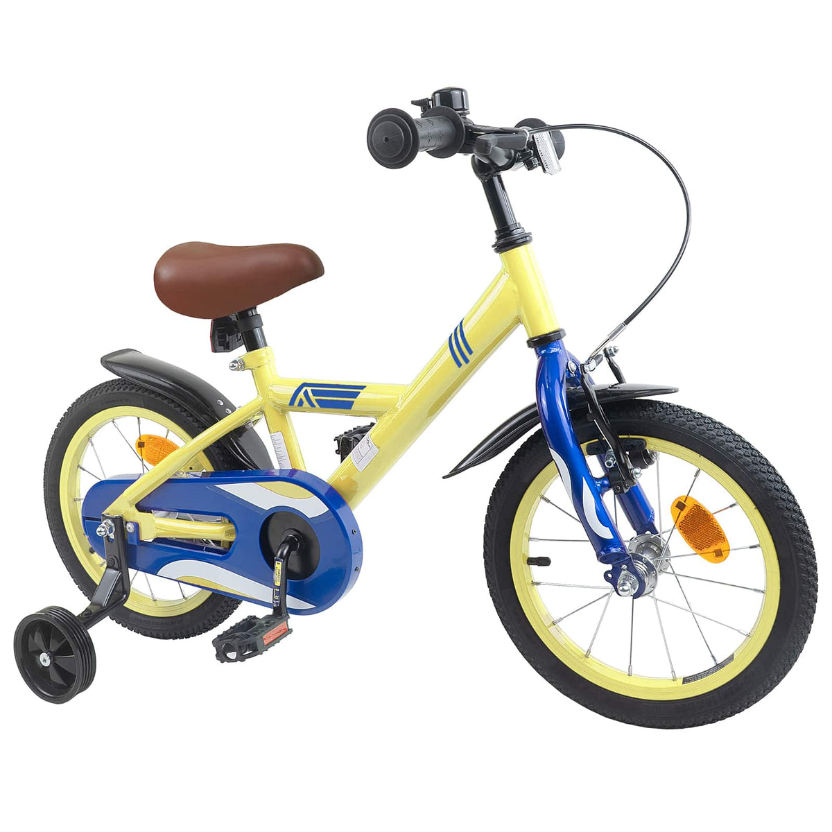Børnecykel 12 tommer til 2-4 år gamle Gul