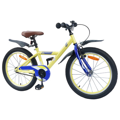 Børnecykel 20 tommer til børn i alderen 6-11 år Gul