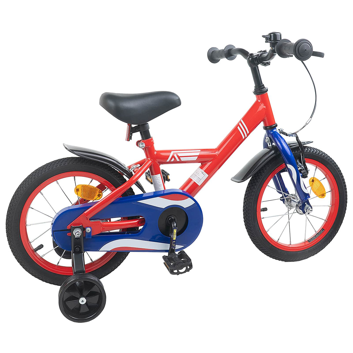 Børnecykel 14 tommer anbefalet til 3-5 år gammel Rød