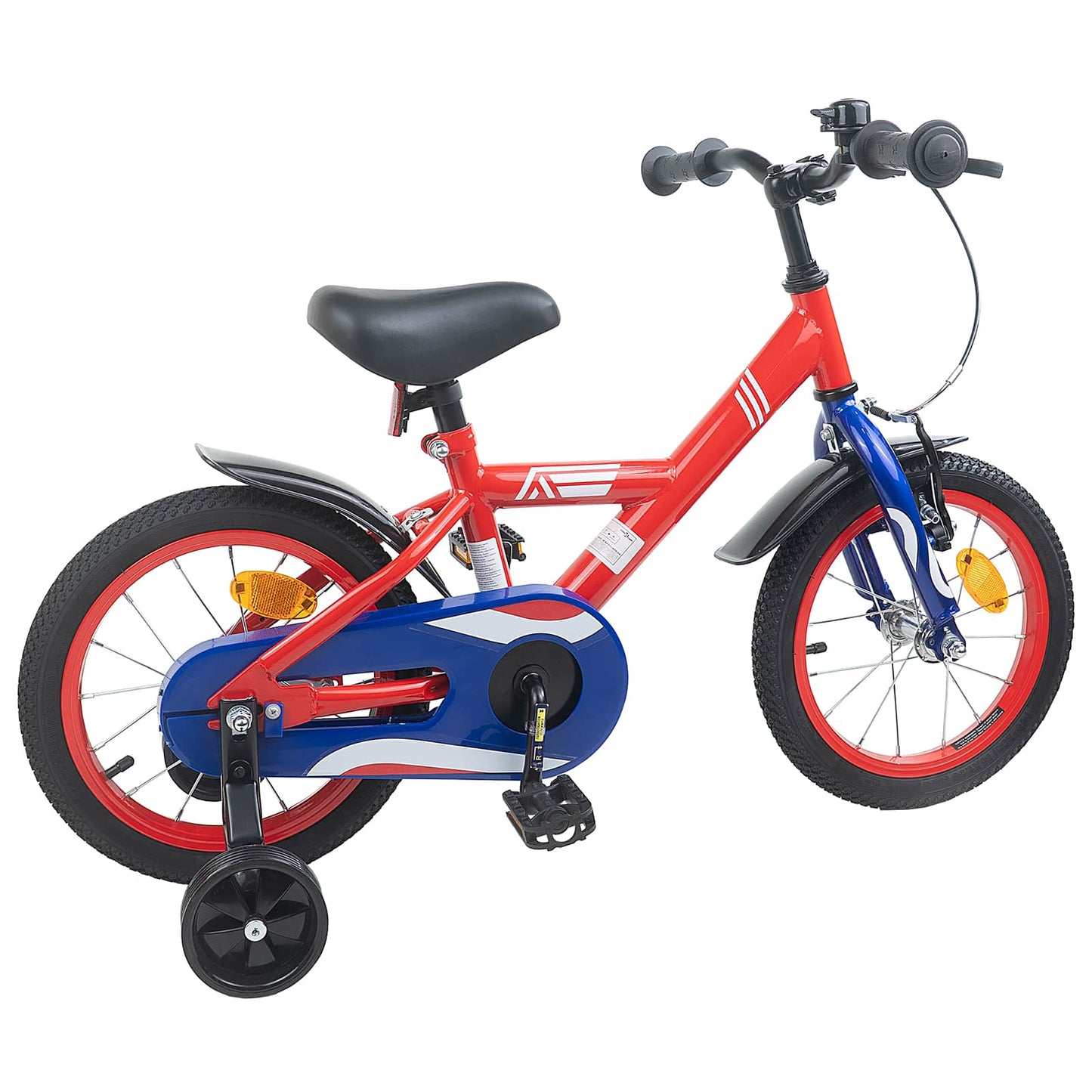 Børnecykel 16 tommer til 4-6 år gamle Rød