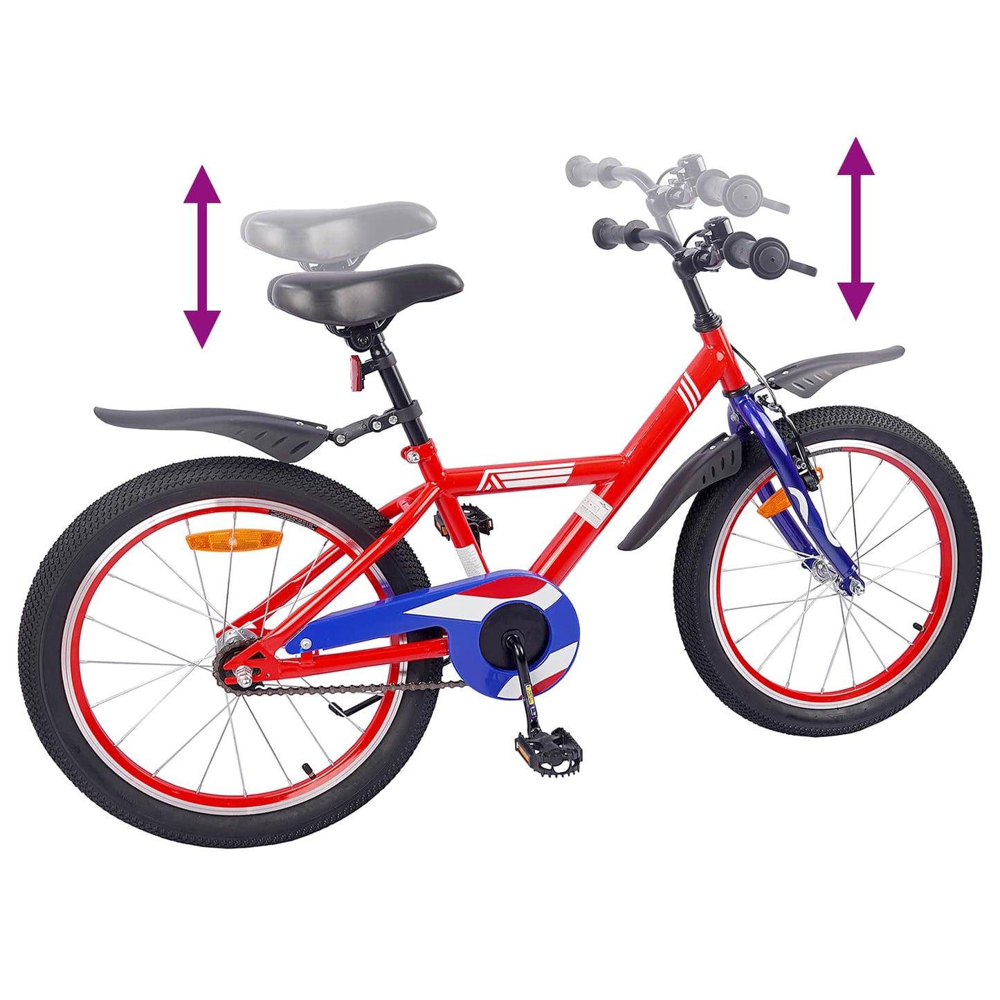 Børnecykel 20 tommer til børn i alderen 6-11 år Rød