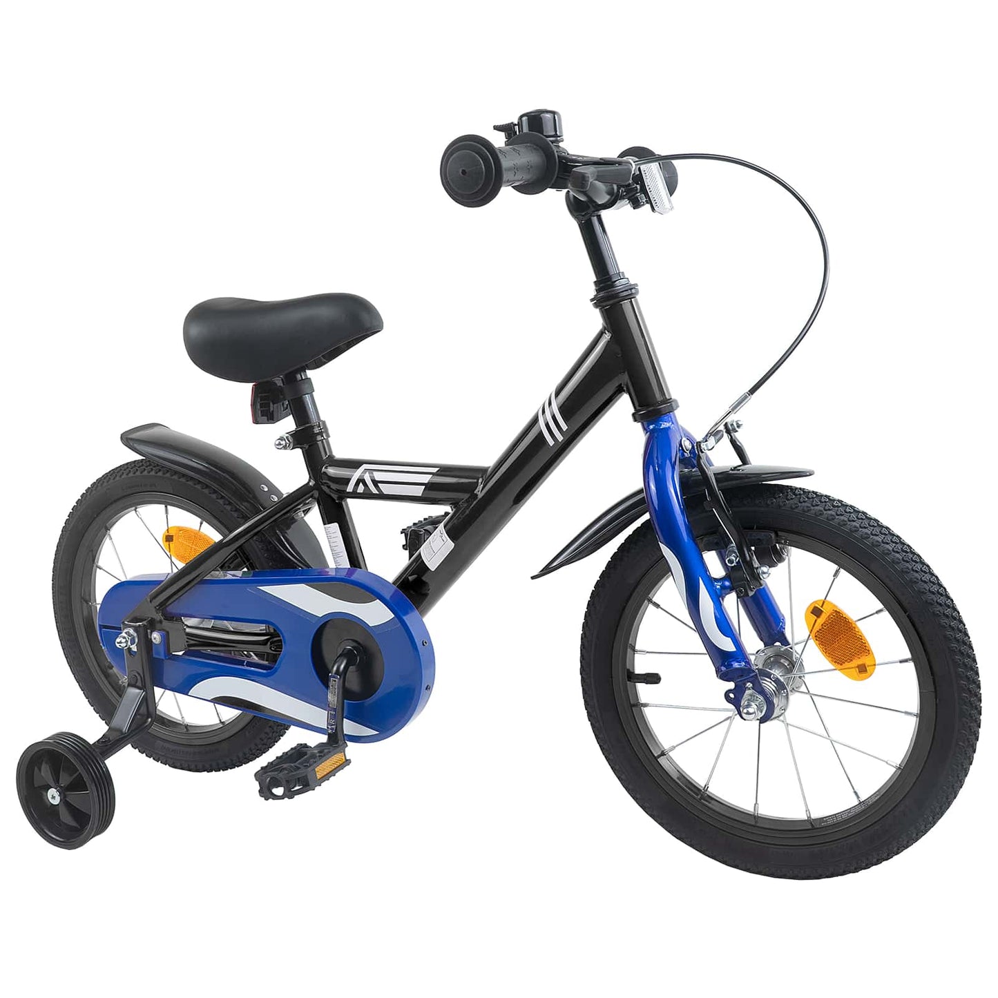 Børnecykel 12 tommer til 2-4 år gamle Sort