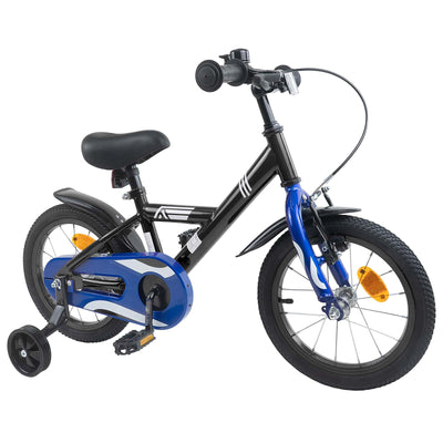 Børnecykel 16 tommer til 4-6 år gamle Sort