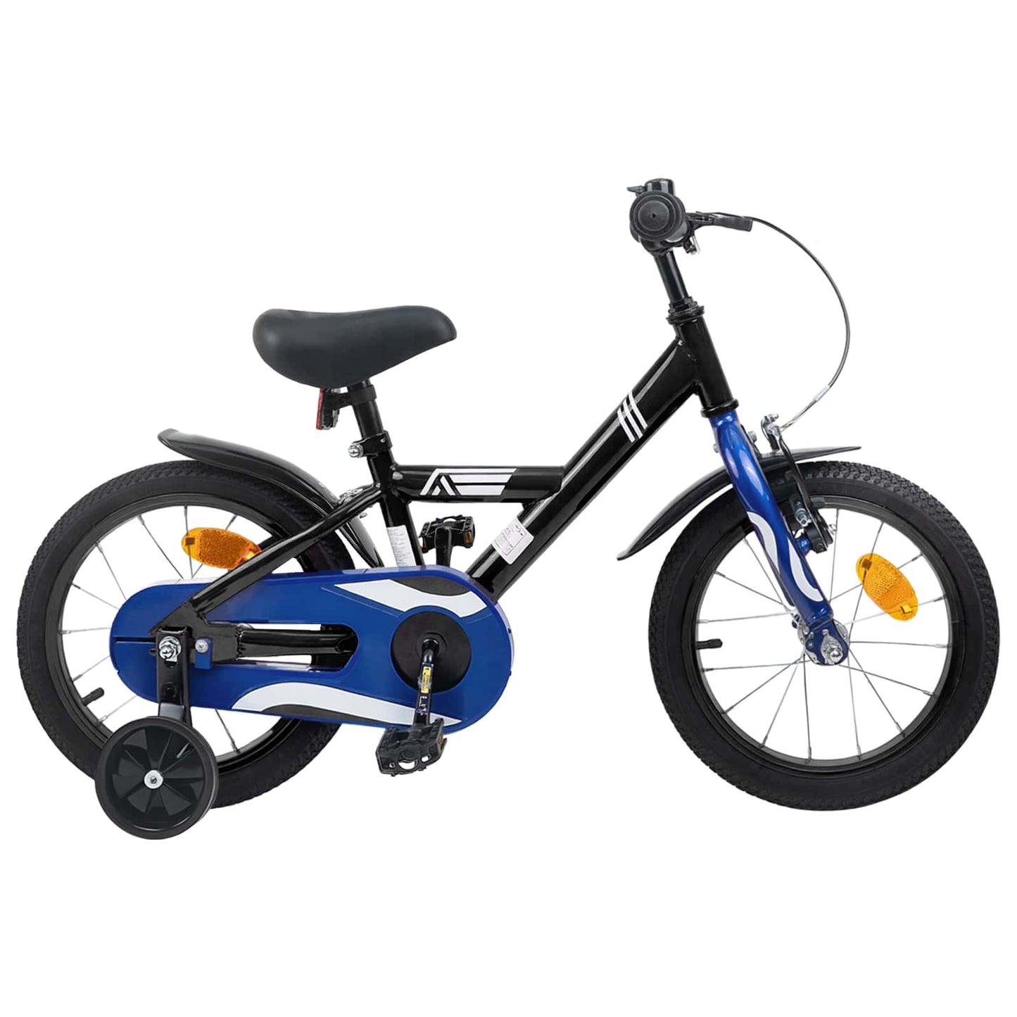 Børnecykel 16 tommer til 4-6 år gamle Sort