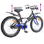 Børnecykel 20 tommer til børn i alderen 6-11 år Sort