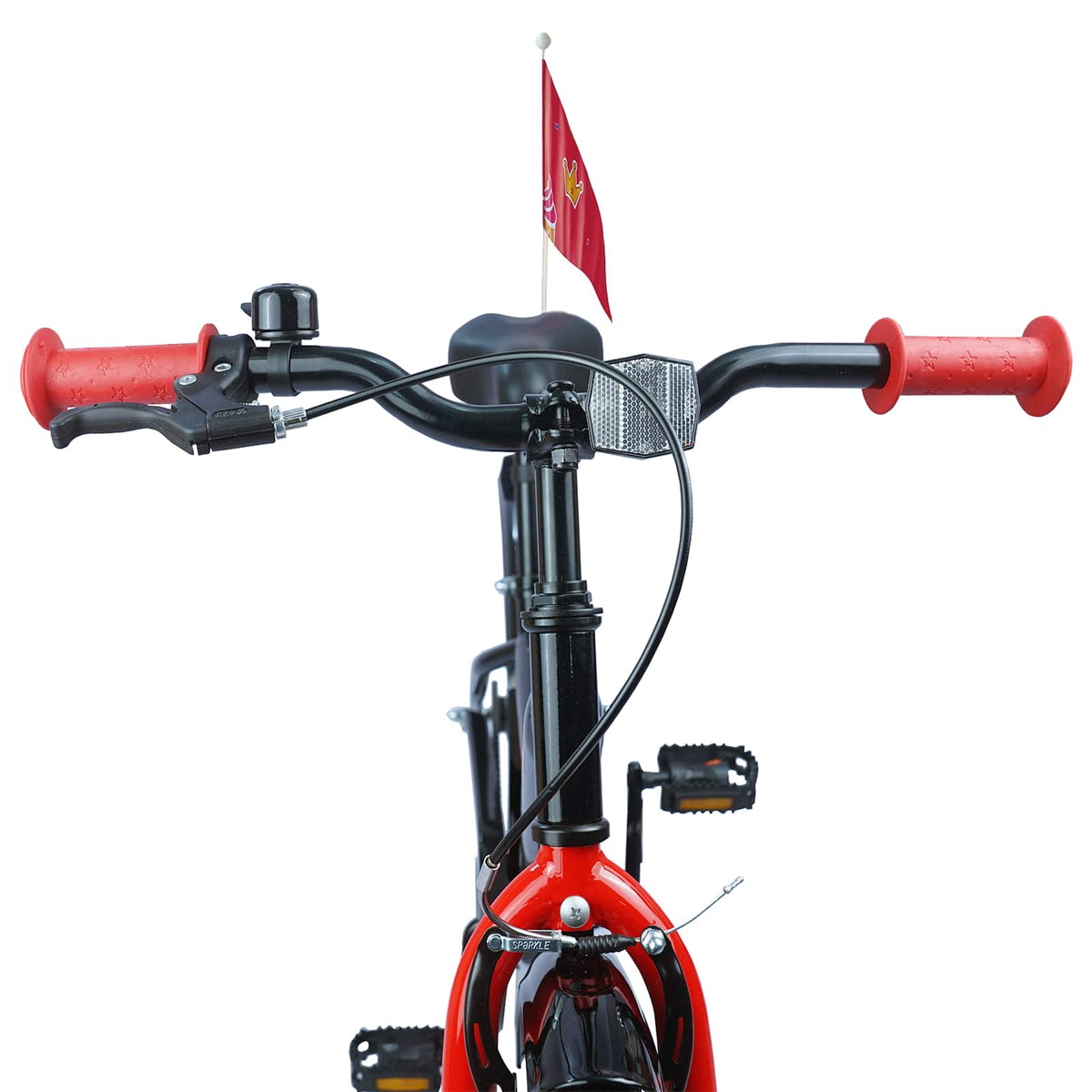 Børnecykel 20 tommer til børn i alderen 6-11 år Sort