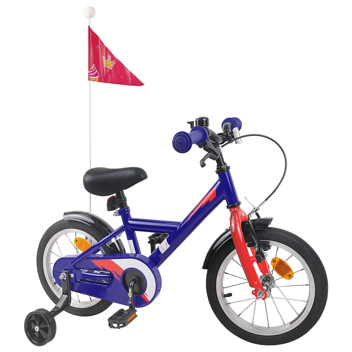 Børnecykel 12 tommer til 2-4 år gamle Mørk blå