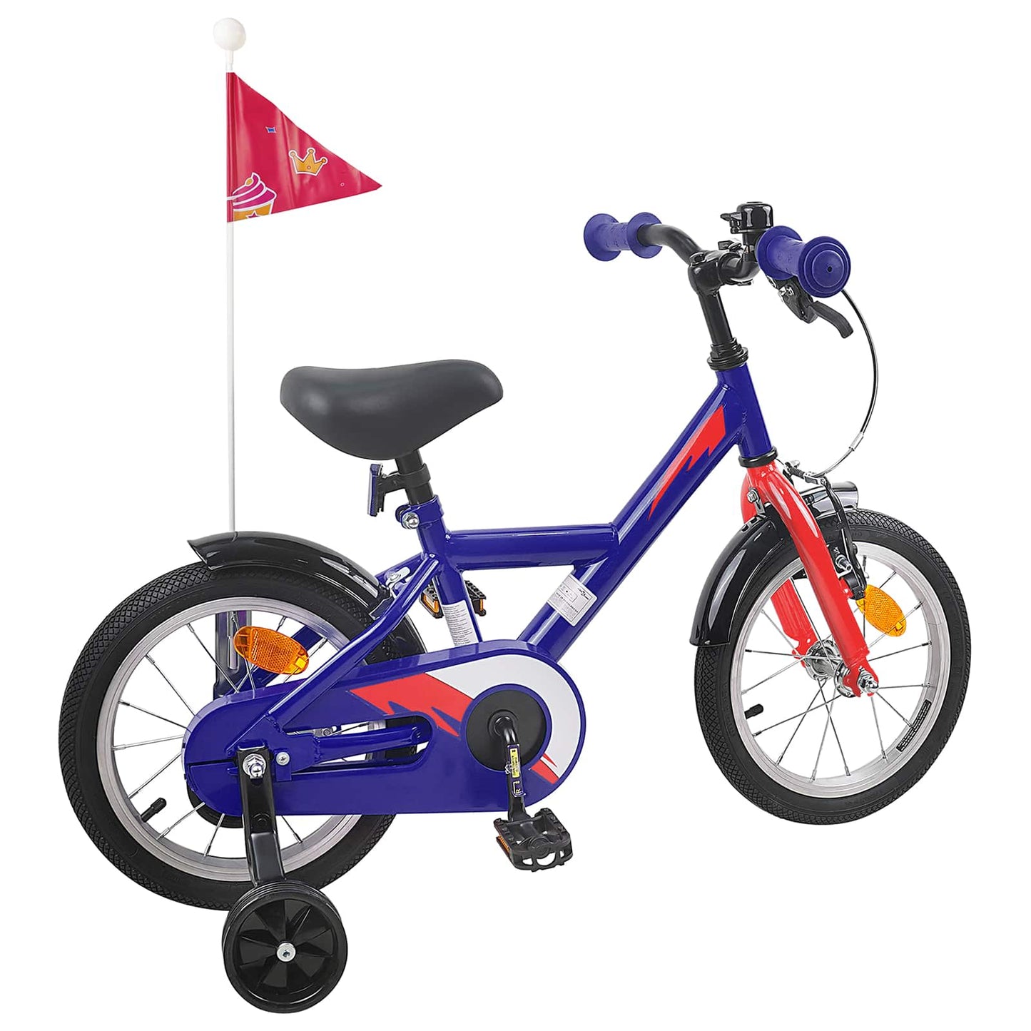 Børnecykel 12 tommer til 2-4 år gamle Mørk blå