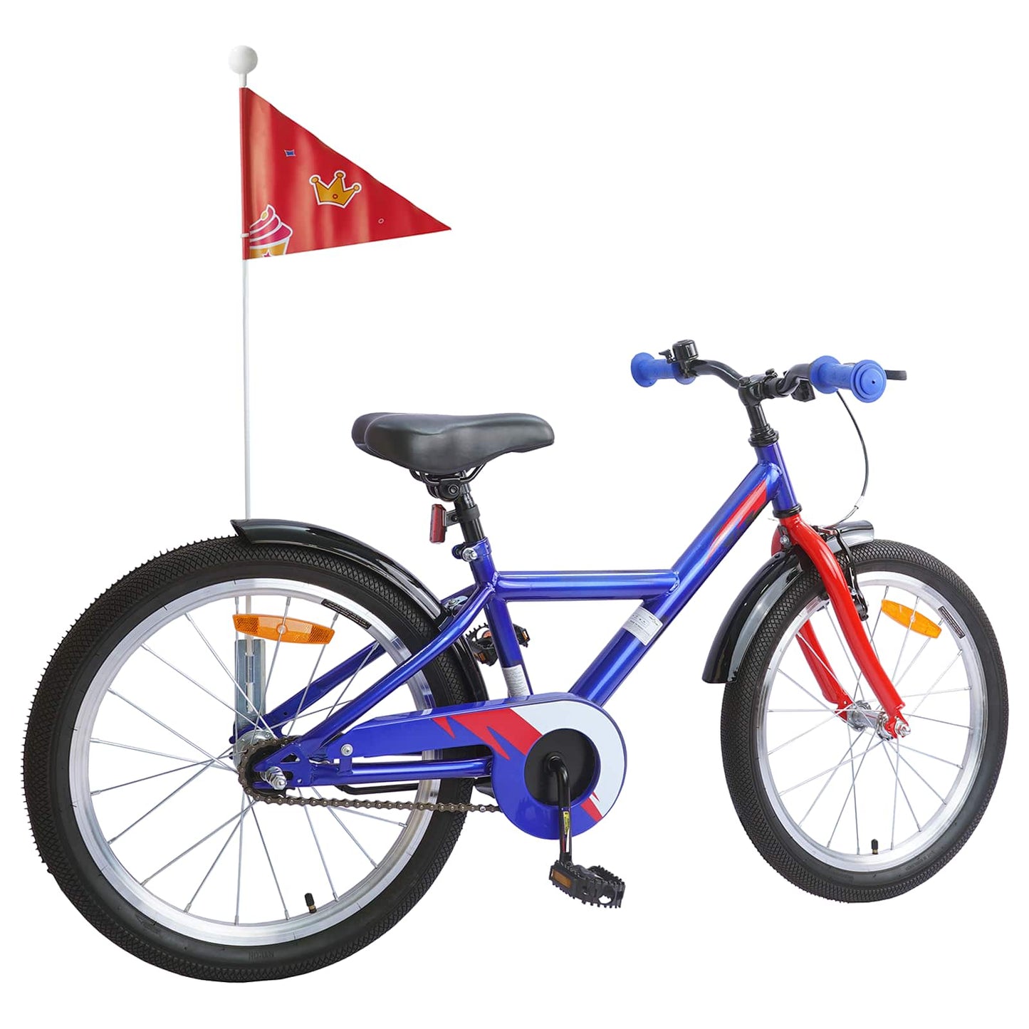 Børnecykel 20 tommer til børn i alderen 6-11 år Mørk blå