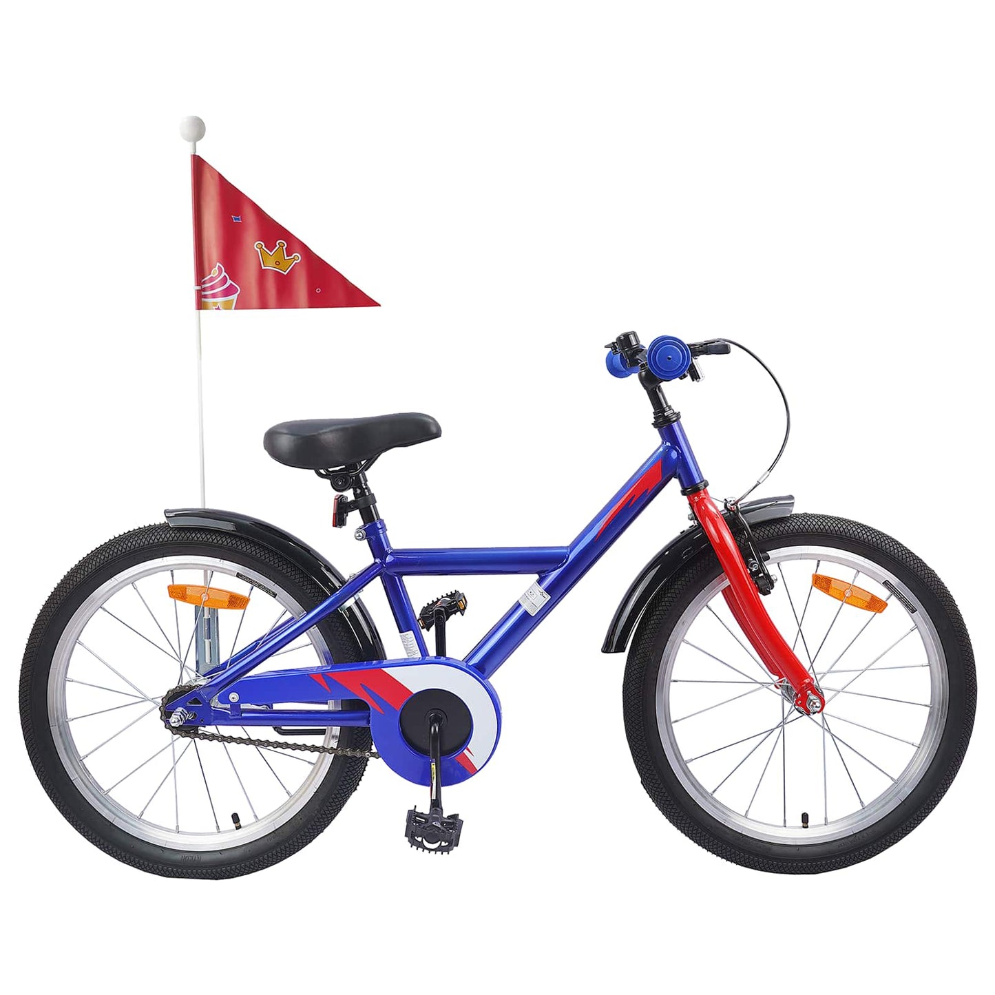 Børnecykel 20 tommer til børn i alderen 6-11 år Mørk blå