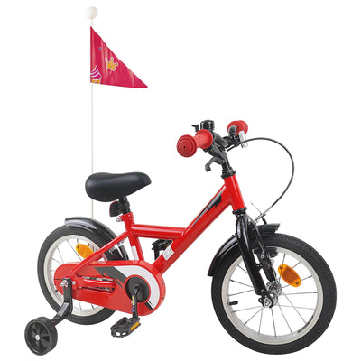 Børnecykel 12 tommer til 2-4 år gamle Rød