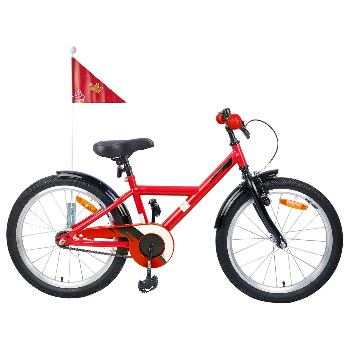 Børnecykel 20 tommer til børn i alderen 6-11 år Rød