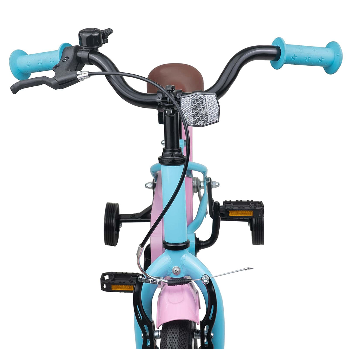 Børnecykel 14 tommer anbefalet til 3-5 år gammel Lyseblå