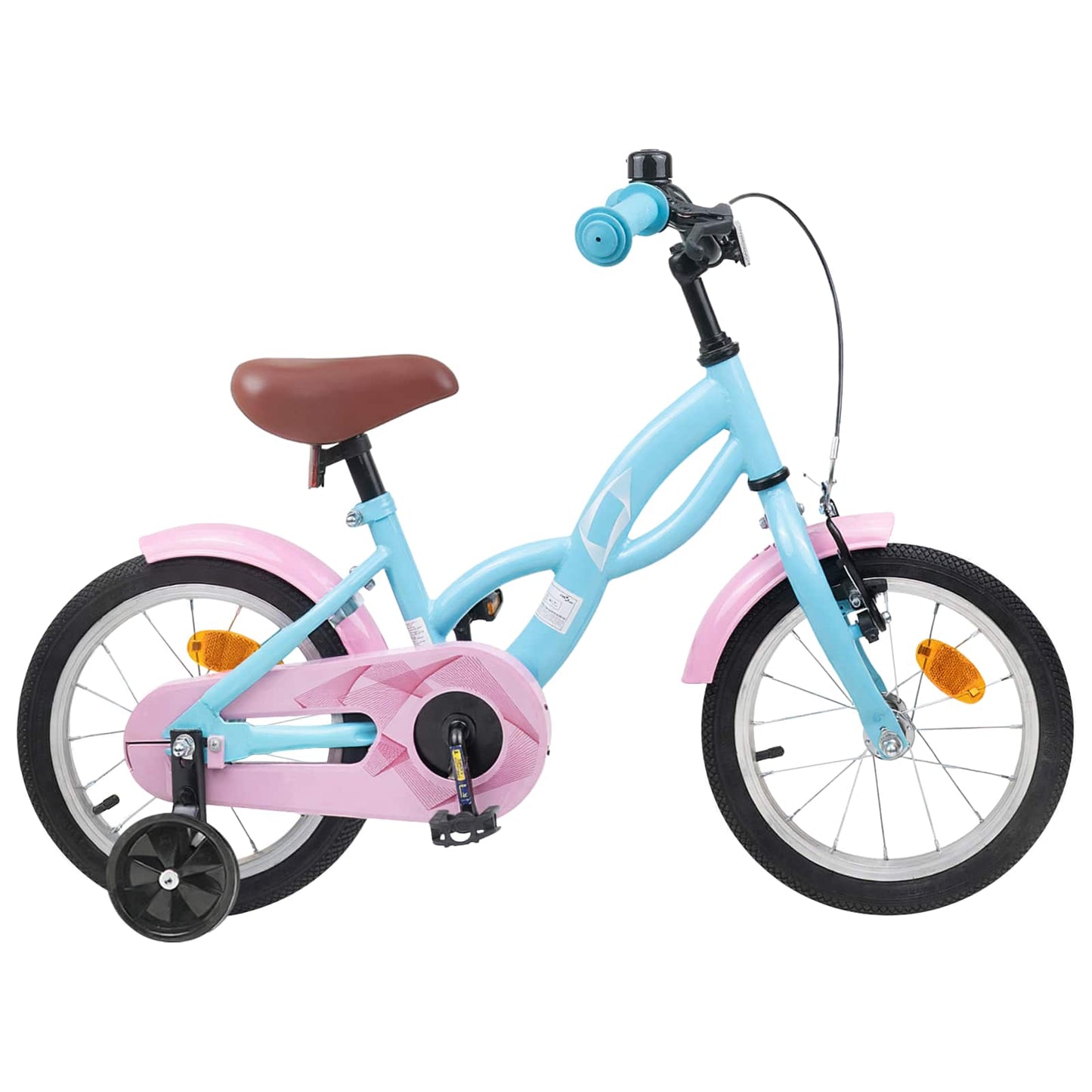 Børnecykel 14 tommer anbefalet til 3-5 år gammel Lyseblå