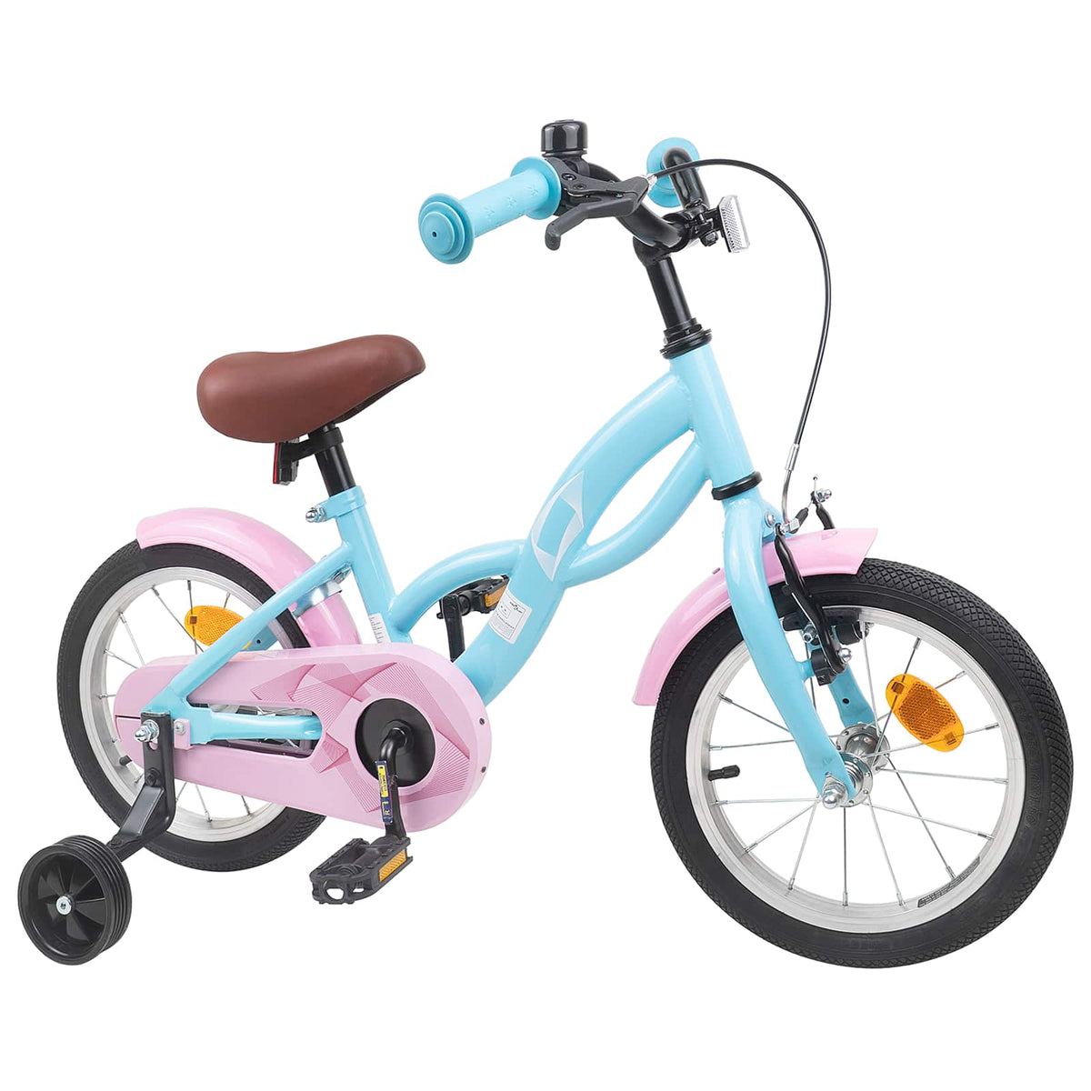 Børnecykel 16 tommer til 4-6 år gamle Lyseblå