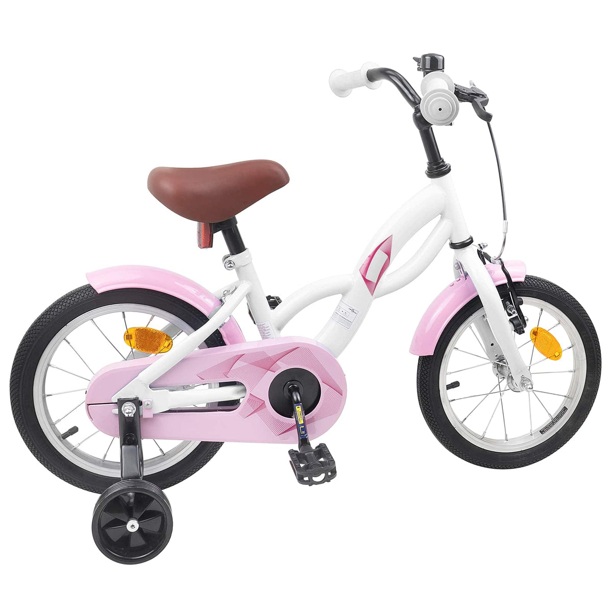 Børnecykel 12 tommer til 2-4 år gamle Hvid