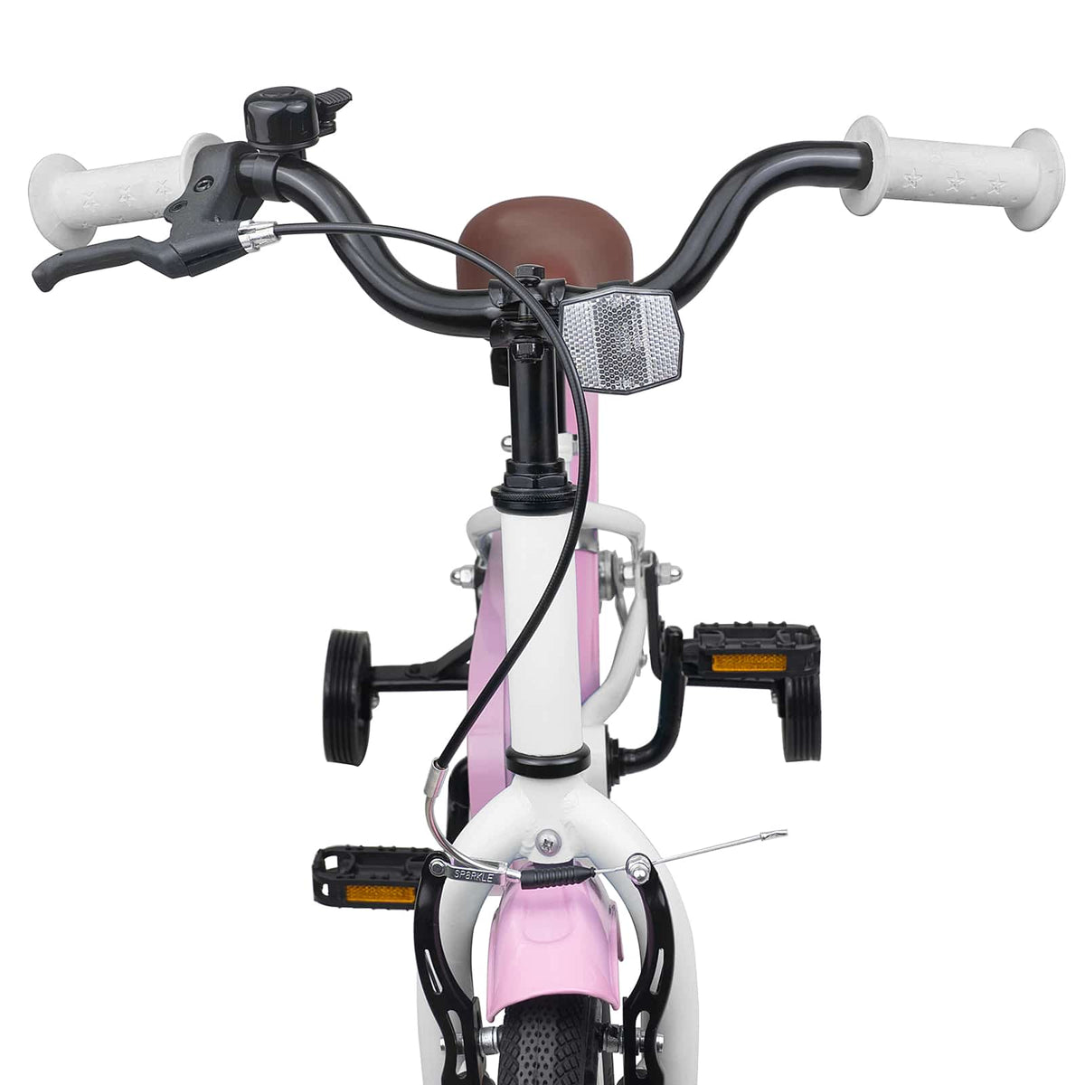 Børnecykel 14 tommer anbefalet til 3-5 år gammel Hvid