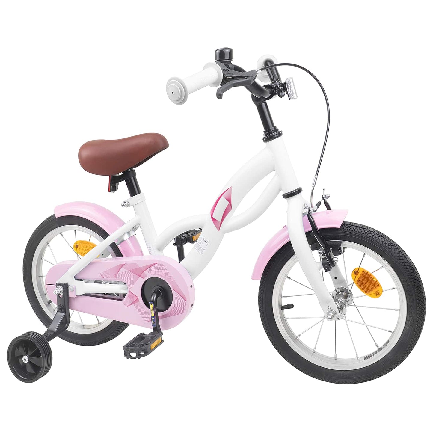 Børnecykel 16 tommer til 4-6 år gamle Hvid