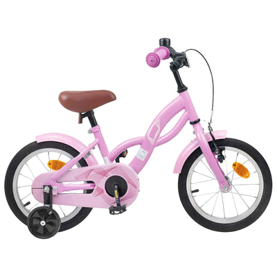 Børnecykel 14 tommer anbefalet til 3-5 år gammel Lys pink
