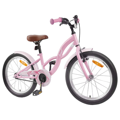 Børnecykel 20 tommer til børn i alderen 6-11 år Lys pink