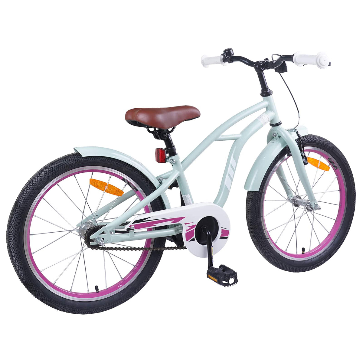 Børnecykel 20 tommer til børn i alderen 6-11 år Lys grøn