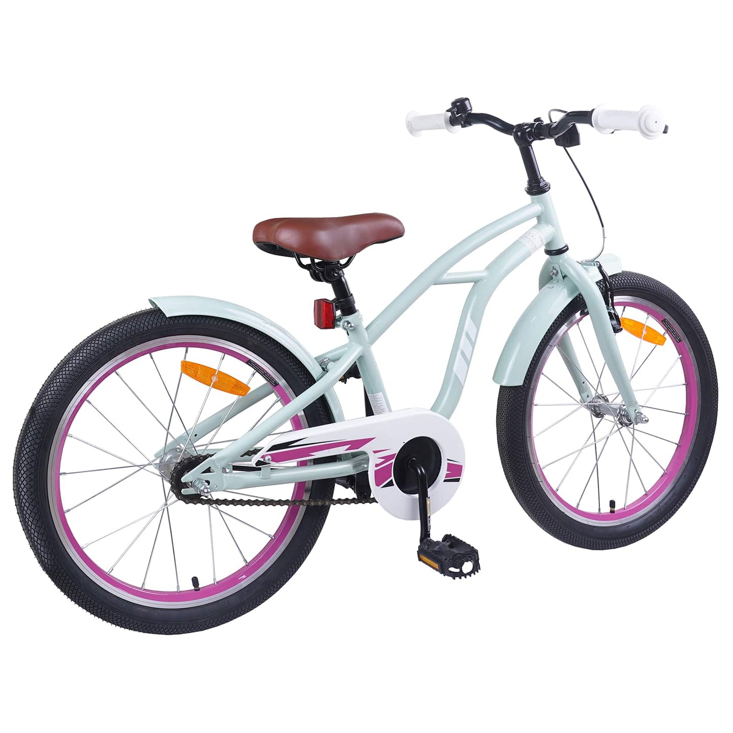 Børnecykel 22 tommer til 7-12 år gammel Lys grøn