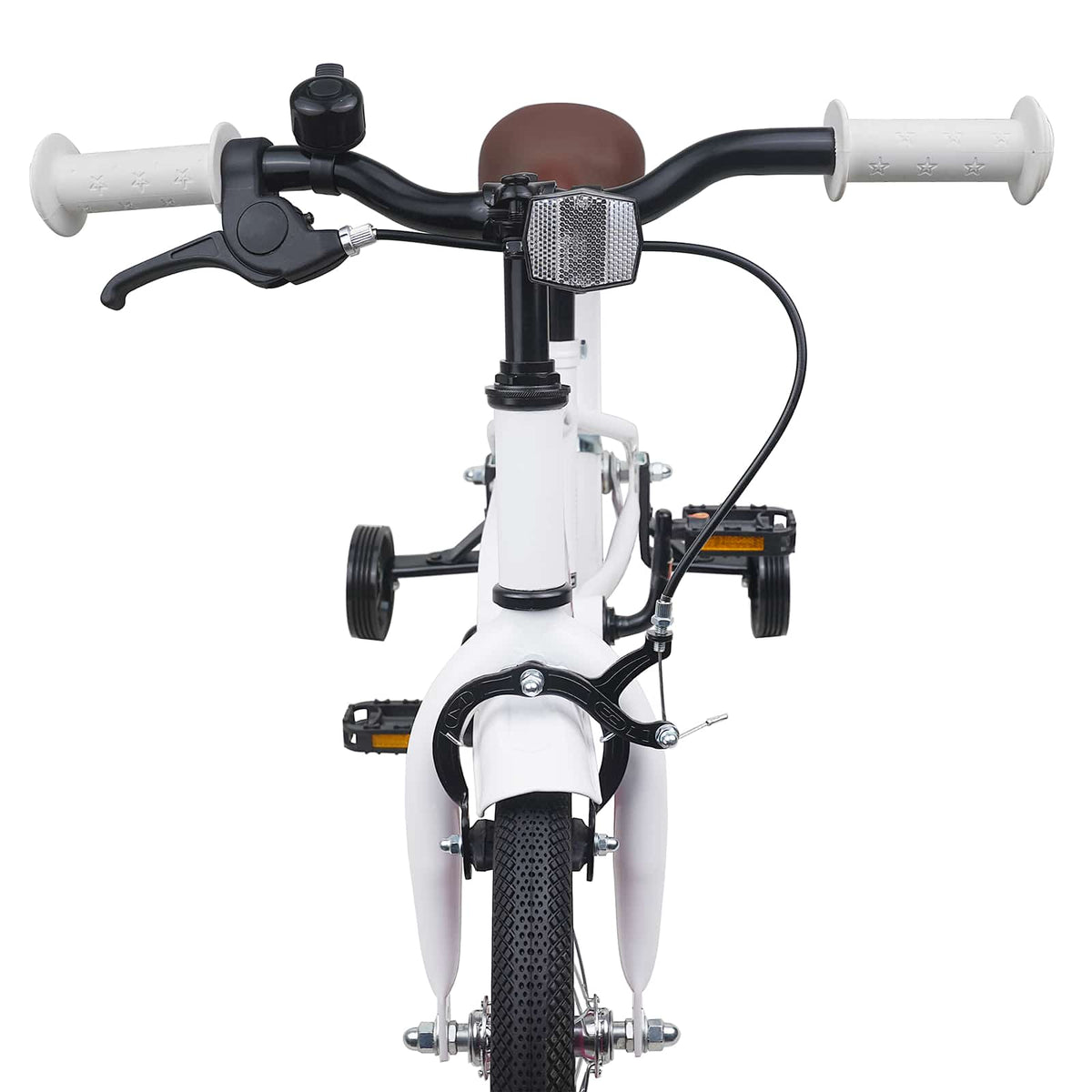 Børnecykel 14 tommer anbefalet til 3-5 år gammel Hvid