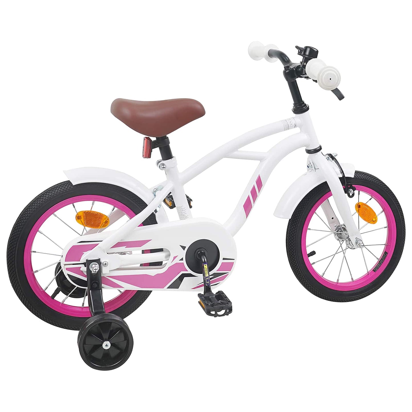 Børnecykel 16 tommer til 4-6 år gamle Hvid