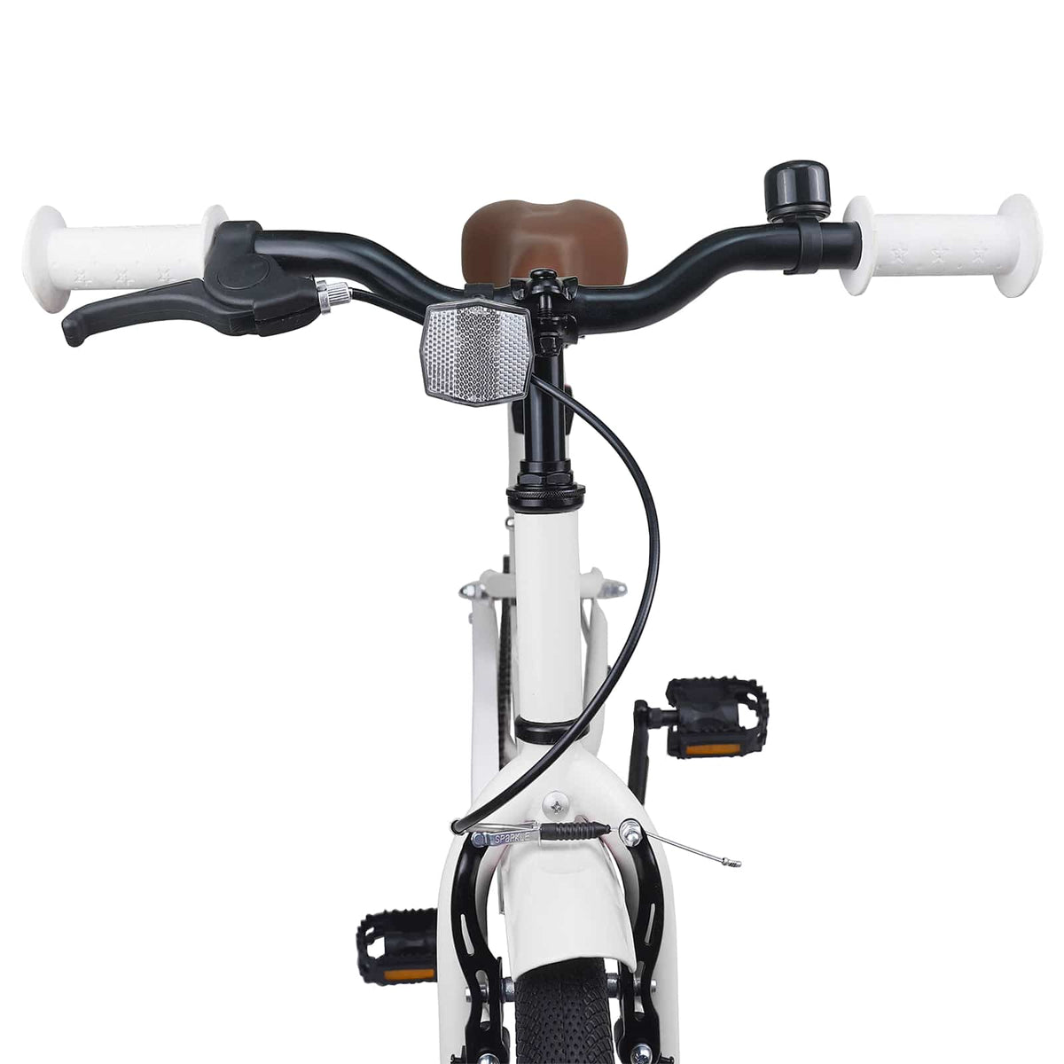 Børnecykel 20 tommer til børn i alderen 6-11 år Hvid