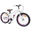 Børnecykel 20 tommer til børn i alderen 6-11 år Hvid