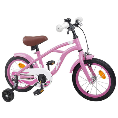 Børnecykel 16 tommer til 4-6 år gamle Lys pink