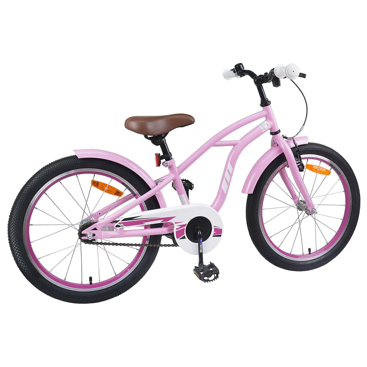 Børnecykel 18 tommer til 5-7 år gammel Lys pink