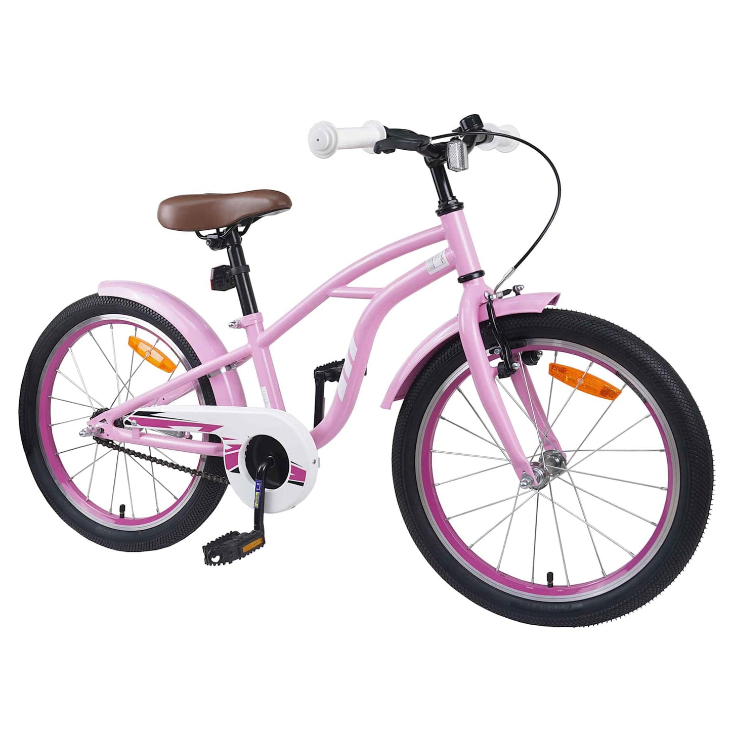 Børnecykel 20 tommer til børn i alderen 6-11 år Lys pink