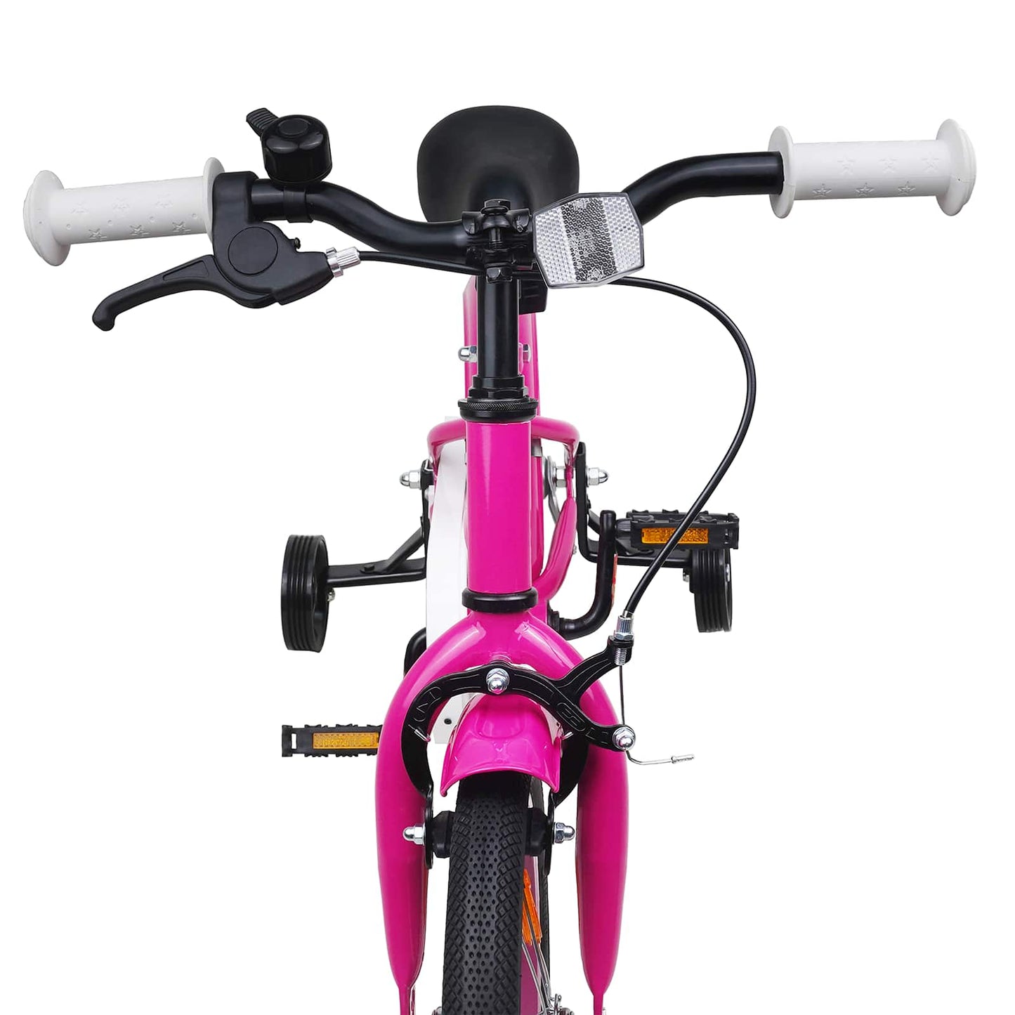 Børnecykel 14 tommer anbefalet til 3-5 år gammel Mørk pink