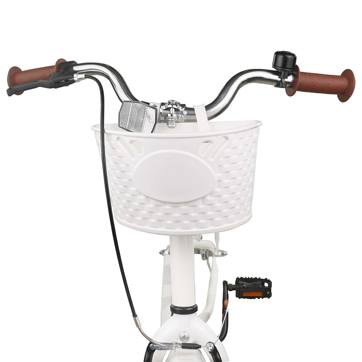Børnecykel 24 tommer til 8-12 år Hvid