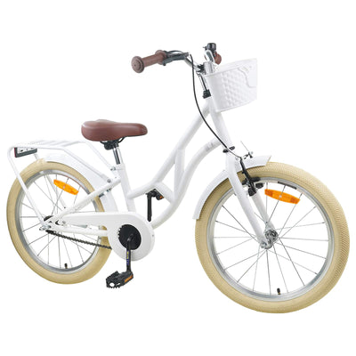Børnecykel 24 tommer til 8-12 år Hvid