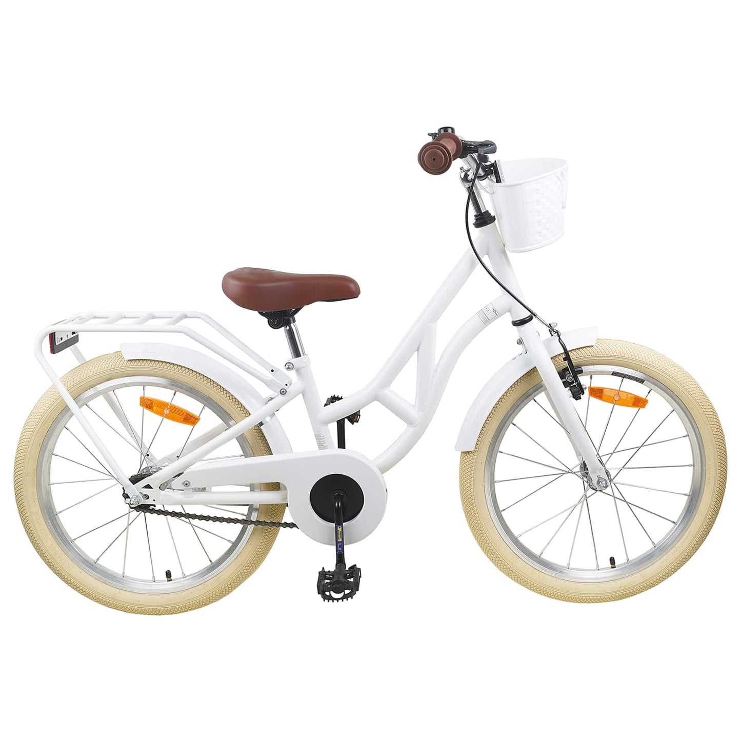 Børnecykel 24 tommer til 8-12 år Hvid